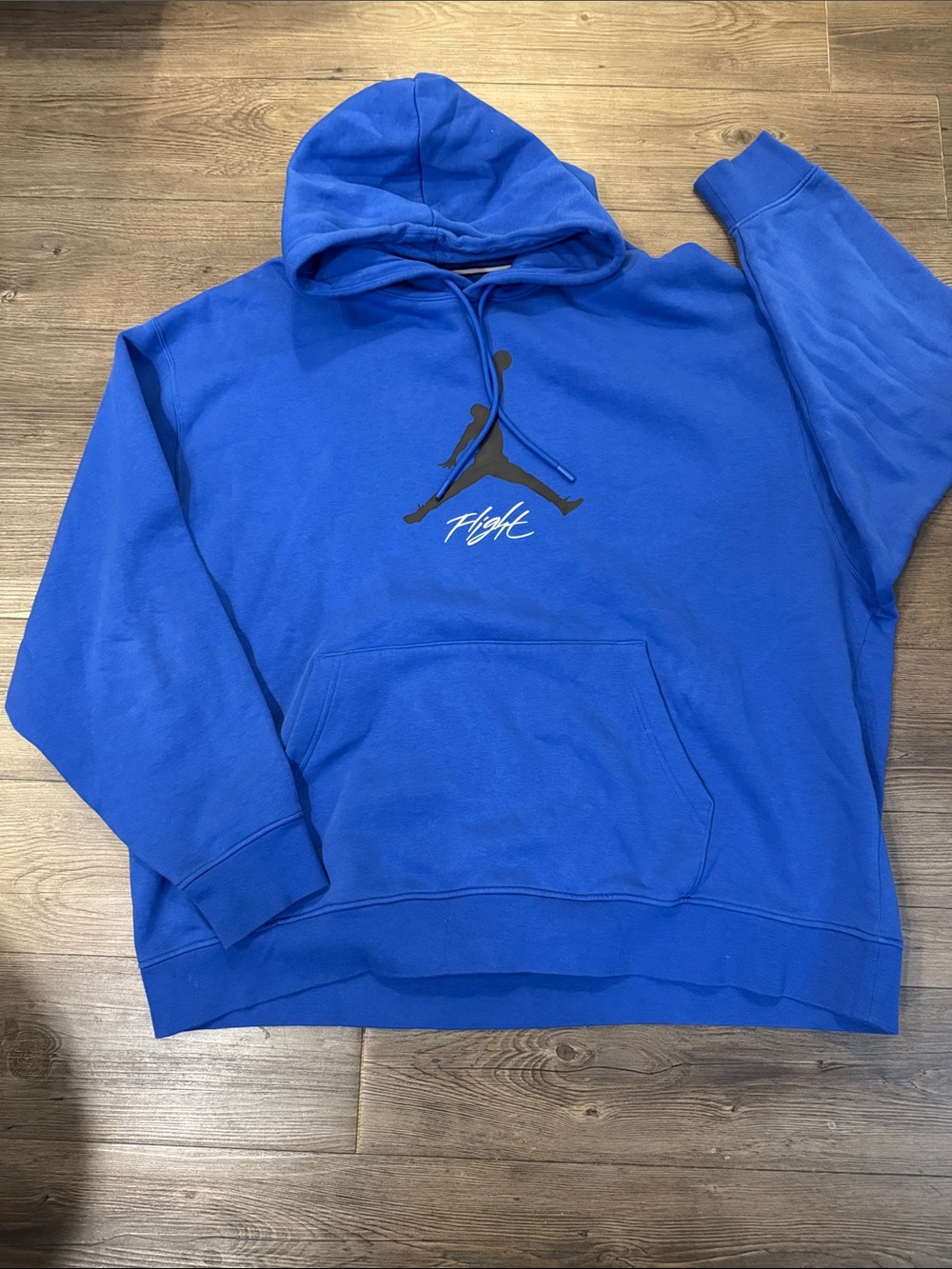 Jordan Royal Blue Hoodie with Black Jumpman. 3XL. GUC!🔥 - Picture 3 of 3